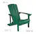 Alt View 13. Alamont Home - Charlestown Adirondack Chair (set of 4) - Green.