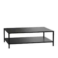 Alamont Home - Brock Contemporary Patio Coffee Table - Black - Front_Zoom