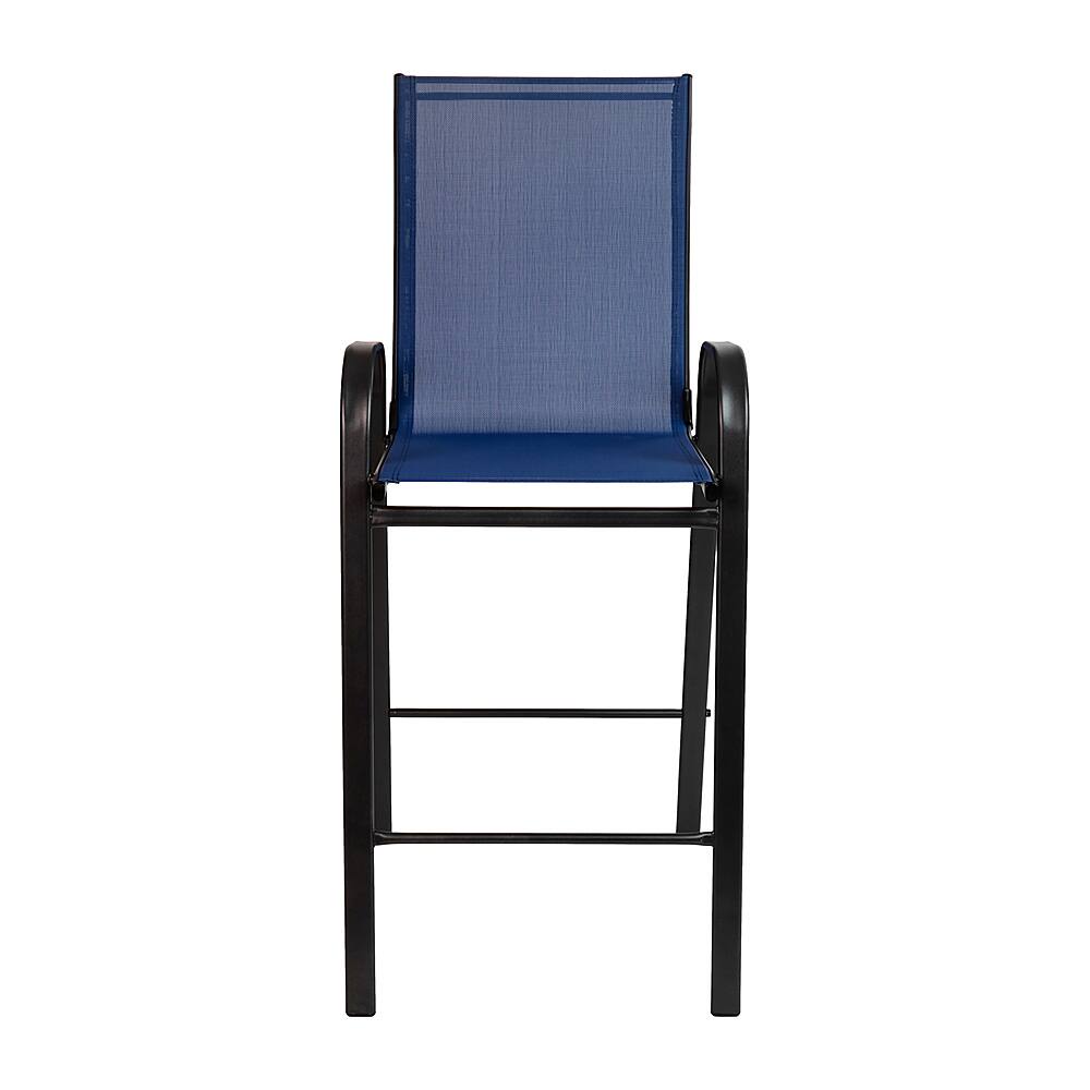 Flash Furniture – Brazos Modern Fabric Patio Barstool (set of 4) – Navy Sansujyuku sansujyuku.com