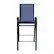 Alt View 11. Alamont Home - Brazos Modern Fabric Patio Barstool (set of 4) - Navy.