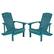Front. Alamont Home - Charlestown Adirondack Chair (set of 2) - Sea Foam.