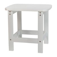 Alamont Home - Charlestown Classic Adirondack Side Table - White - Front_Zoom