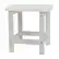 Front. Alamont Home - Charlestown Classic Adirondack Side Table - White.