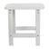 Alt View 11. Alamont Home - Charlestown Classic Adirondack Side Table - White.