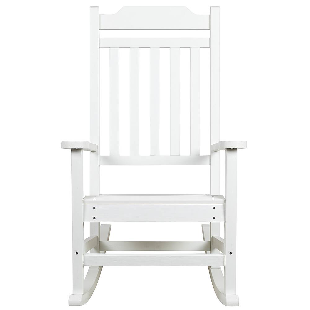 Alt View 11. Alamont Home - Winston Rocking Patio Chair - White.