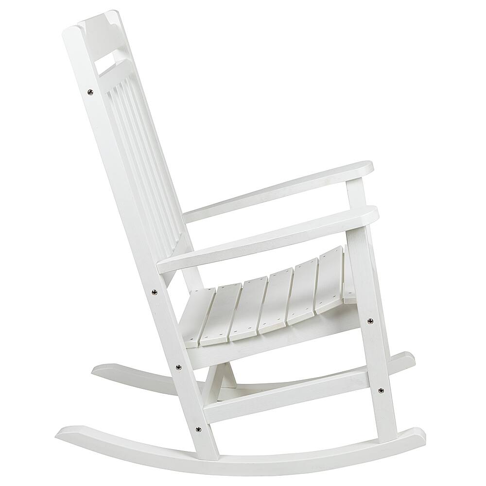Alt View 15. Alamont Home - Winston Rocking Patio Chair - White.