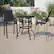 Alt View 11. Alamont Home - Brazos Outdoor Square Modern Steel 3 Piece Patio Set - Black.