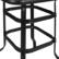 Alt View 14. Alamont Home - Brazos Outdoor Square Modern Steel 3 Piece Patio Set - Black.