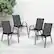 Alt View 12. Alamont Home - Brazos Patio Chair (set of 4) - Black.
