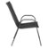 Alt View 16. Flash Furniture - Brazos Patio Chair (set of 4) - Black.