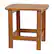 Front. Alamont Home - Charlestown Classic Adirondack Side Table - Teak.