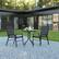 Alt View 11. Alamont Home - Brazos Outdoor Round Contemporary 3 Piece Patio Set - Black.