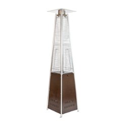 Flash Furniture - Sol 90" Pyramid Patio Heater - Bronze - Front_Zoom