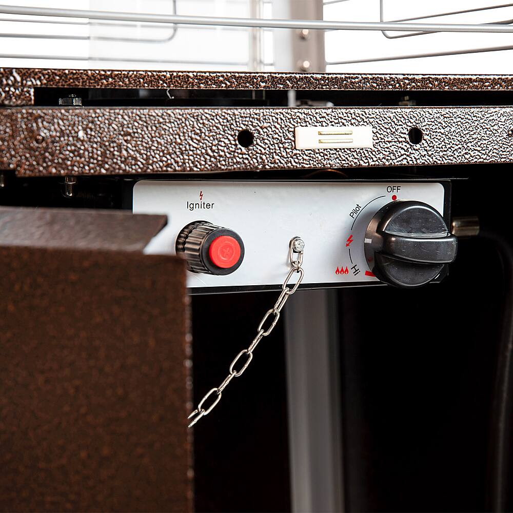 Alt View 16. Alamont Home - Sol 90" Pyramid Patio Heater - Bronze.