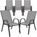 Front. Alamont Home - Brazos Patio Chair (set of 5) - Gray.