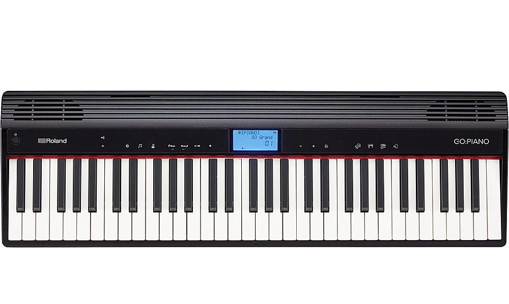 imagen Problema Pisoteando Roland GO:PIANO Digital Piano Full-Size Keyboard with 61 Keys Black GO-61P  - Best Buy
