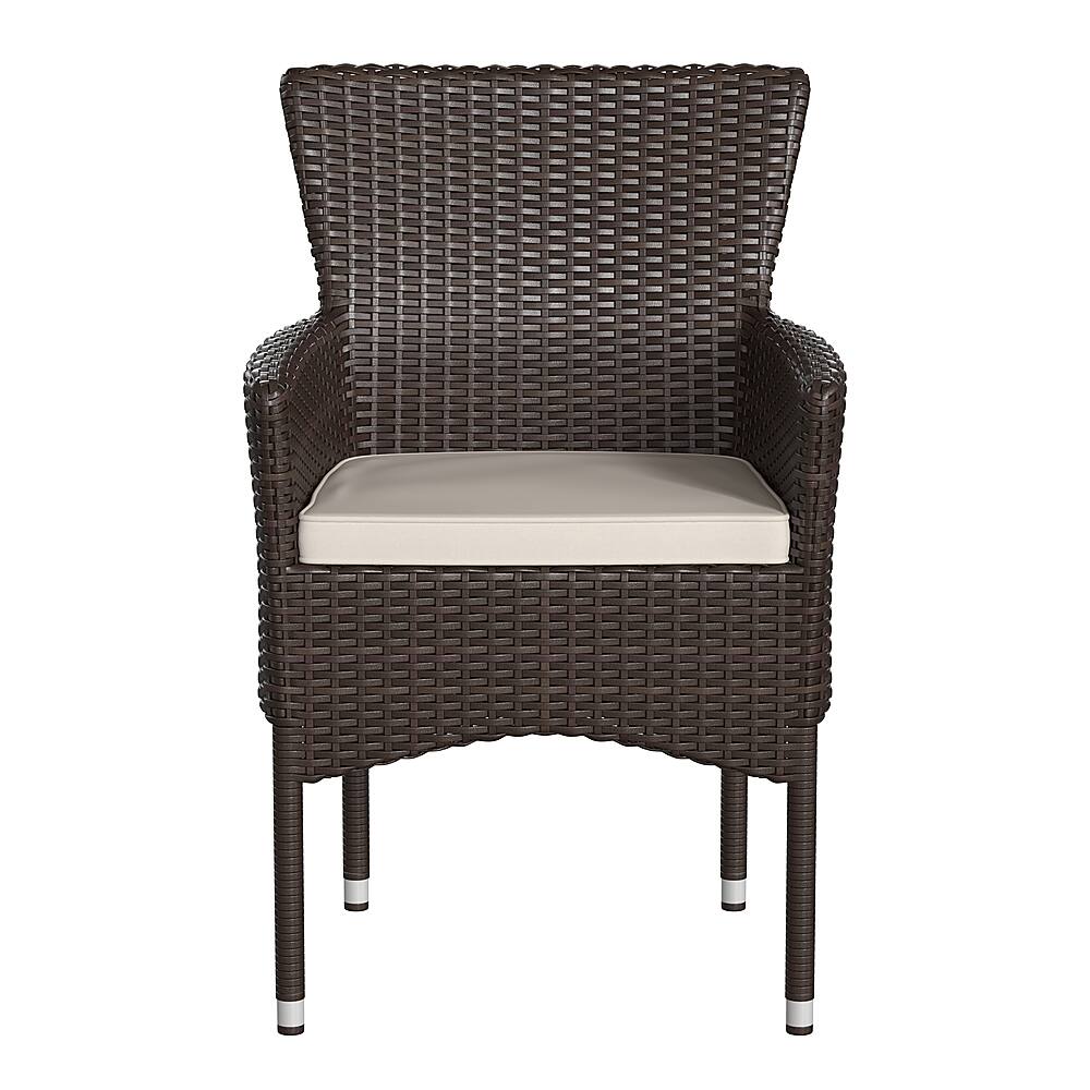 Alt View 11. Alamont Home - Maxim Patio Chair (set of 2) - Espresso/Cream.