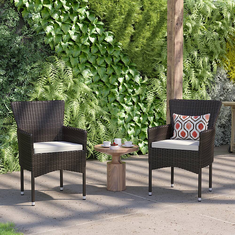 Alt View 12. Alamont Home - Maxim Patio Chair (set of 2) - Espresso/Cream.