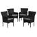 Front. Alamont Home - Maxim Patio Chair (set of 4) - Black/Gray.