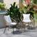 Alt View 15. Alamont Home - Devon Outdoor Round Bohemian Wicker/Rattan 3 Piece Patio Set - Tan/Light Gray.