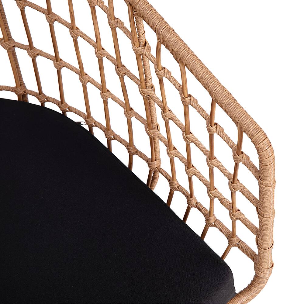 Alt View 17. Alamont Home - Devon Patio Lounge Chair - Natural/Black.