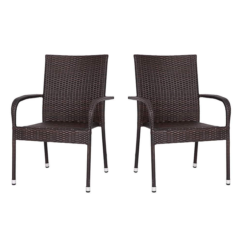 Front. Alamont Home - Maxim Patio Chair (set of 2) - Espresso.