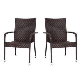 Alamont Home - Maxim Patio Chair (set of 2) - Espresso