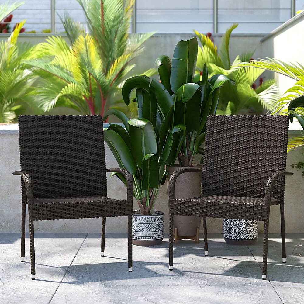 Alt View 12. Alamont Home - Maxim Patio Chair (set of 2) - Espresso.