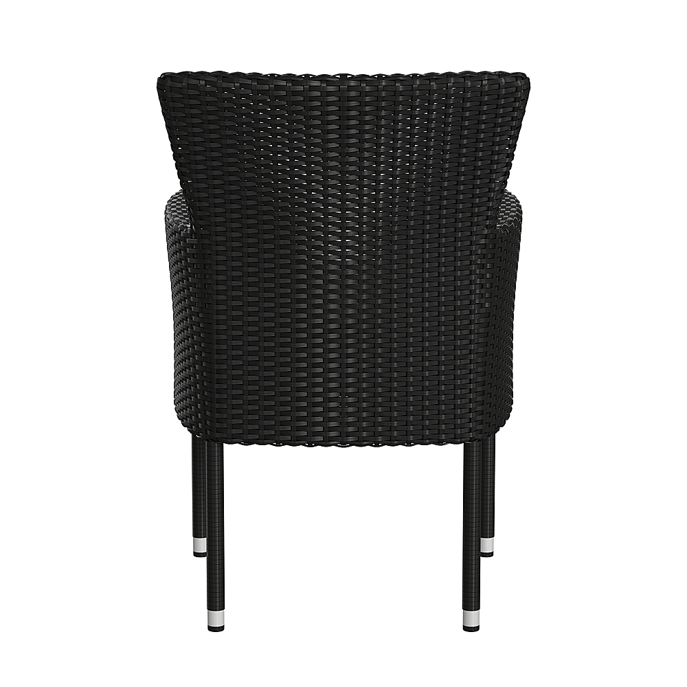 Flash Furniture Maxim Patio Chair (set of 2) Black/Gray 2-TW-3WBE074-BK-GG  - Best Buy