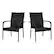 Front. Alamont Home - Maxim Patio Chair (set of 2) - Black.