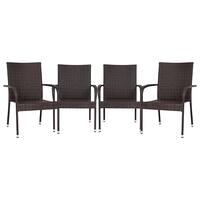 Alamont Home - Maxim Patio Chair (set of 4) - Espresso - Front_Zoom
