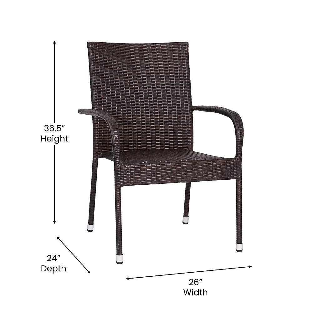 Alt View 13. Alamont Home - Maxim Patio Chair (set of 4) - Espresso.