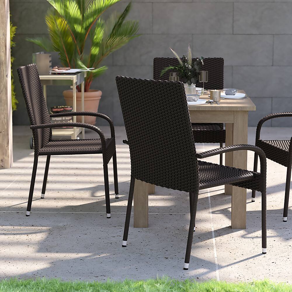Alt View 14. Alamont Home - Maxim Patio Chair (set of 4) - Espresso.