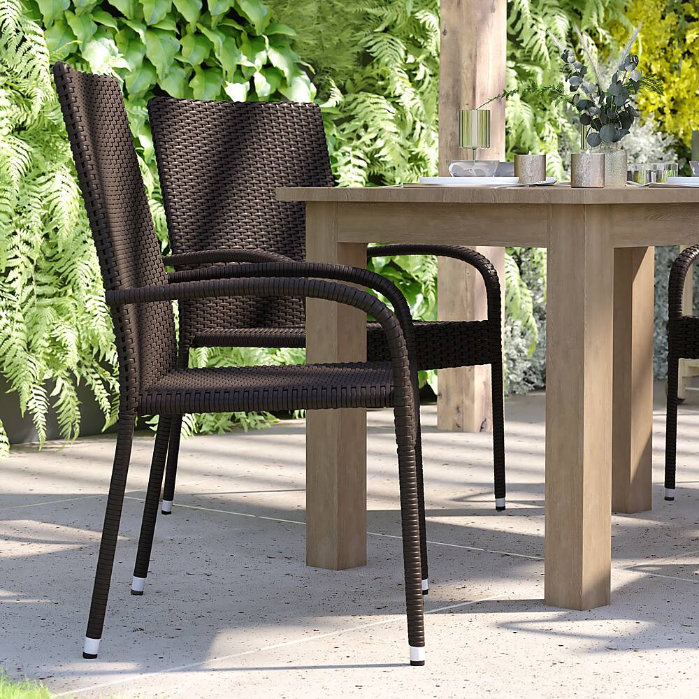 Alt View 15. Alamont Home - Maxim Patio Chair (set of 4) - Espresso.