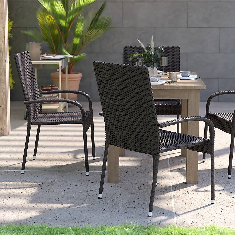 Alt View 14. Alamont Home - Maxim Patio Chair (set of 4) - Black.