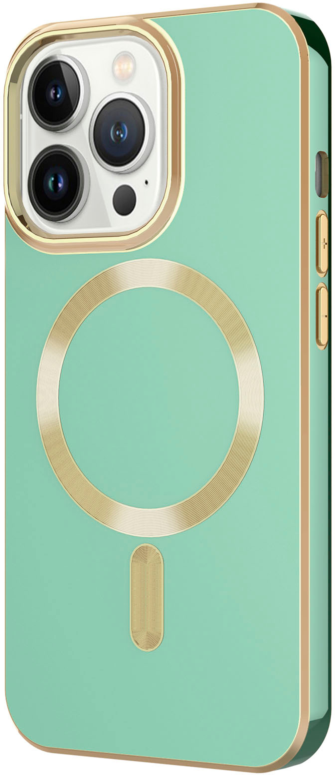 AMPD Gold Bumper Soft Case with MagSafe for Apple iPhone 13 Pro