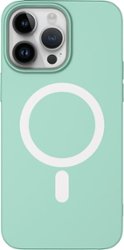 AMPD - Real Feel Soft Case with MagSafe for Apple iPhone 14 Pro Max - Pastel Green - Front_Zoom