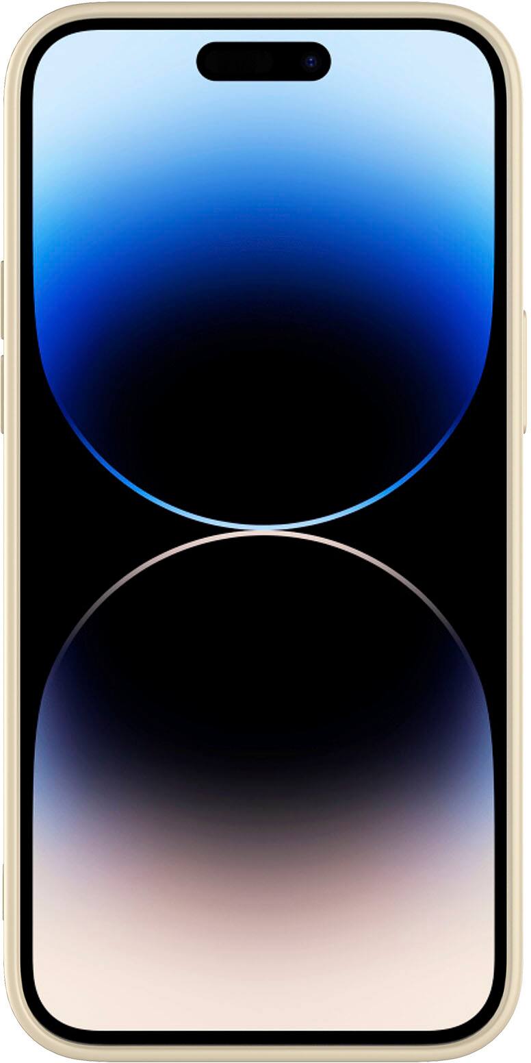 Alt View 2. AMPD - Real Feel Soft Case with MagSafe for Apple iPhone 14 Pro - White.