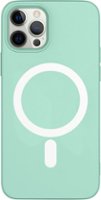 AMPD - Real Feel Soft Case with MagSafe for Apple iPhone 12 Pro / iPhone 12 - Pastel Green - Front_Zoom