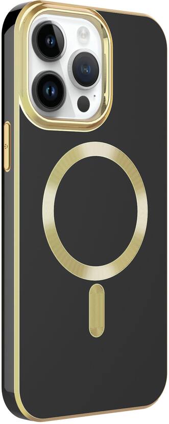 AMPD Gold Bumper Soft Case with MagSafe for Apple iPhone 14 Pro AMPD Gold Bumper Soft Case with MagSafe for Apple iPhone 14 Pro