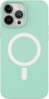 AMPD - Real Feel Soft Case with MagSafe for Apple iPhone 13 Pro - Pastel Green - Front_Zoom