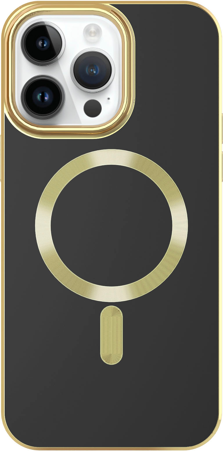 iPhone 14 Pro Max Case in Black/Gold with Personalised Hardware – St. Oddity
