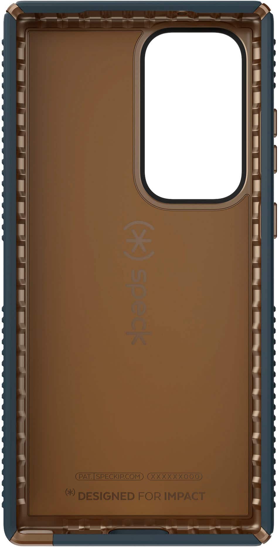 Alt View 12. Speck - Presidio2 Grip Case for Samsung Galaxy S23 Ultra - Charcoal Grey/Cool Bronze/White.