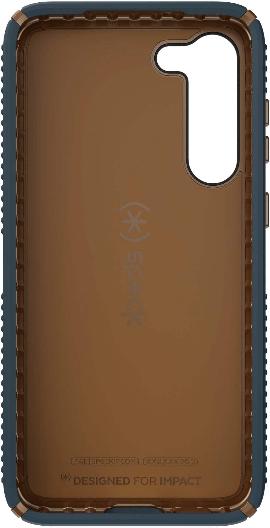 Alt View 12. Speck - Presidio2 Grip Case for Samsung Galaxy S23+ - Charcoal Grey/Cool Bronze/White.