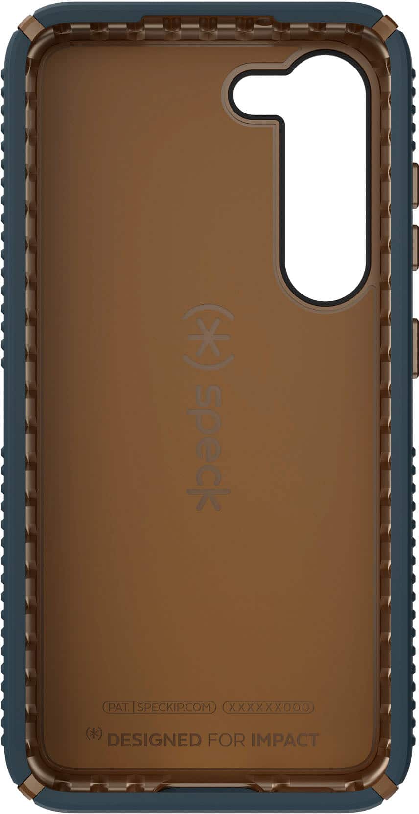 Alt View 12. Speck - Presidio2 Grip Case for Samsung Galaxy S23 - Charcoal Grey/Cool Bronze/White.