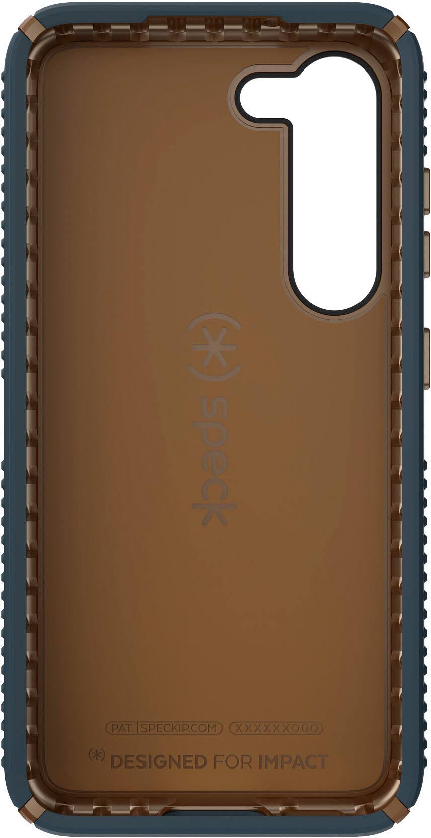 Alt View 12. Speck - Presidio2 Grip Case for Samsung Galaxy S23 - Charcoal Grey/Cool Bronze/White.