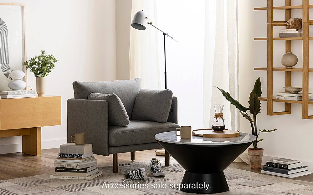 Burrow Modern Field Armchair Carbon FLRSTSFFDS1A2C0CBLW Best Buy