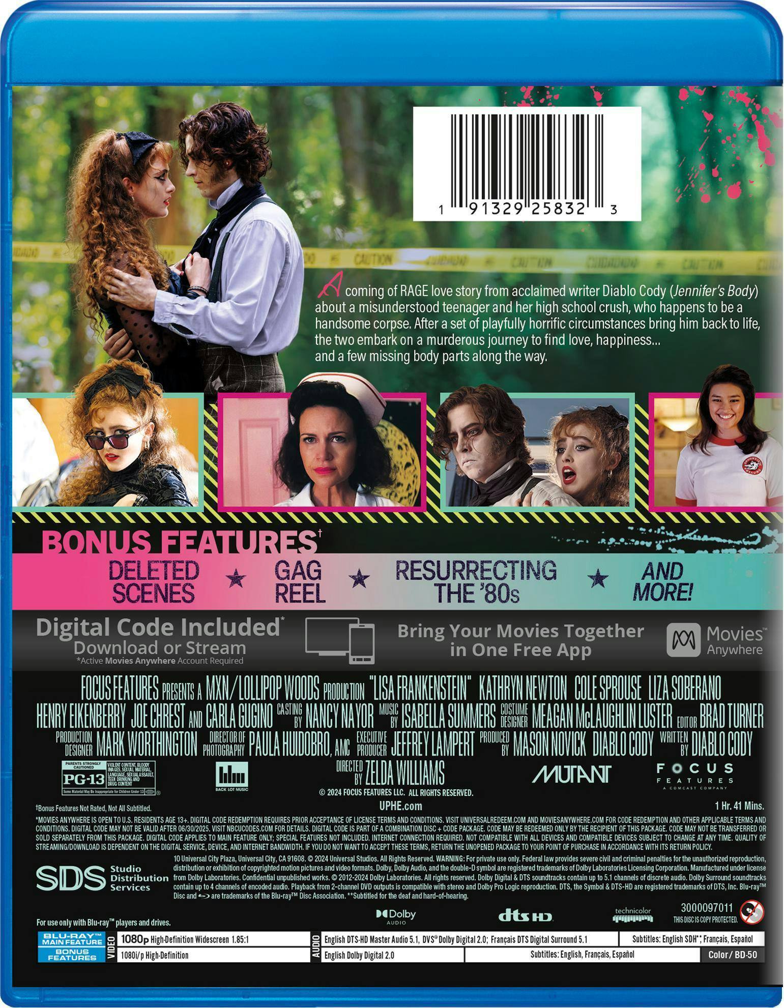 Lisa Frankenstein (Blu ray + Digital) [Blu ray] [Standard] - Best Buy