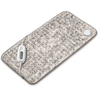 Beurer - Nordic Lux XL Faux Fur Heating Pad - Light Gray - Front_Zoom