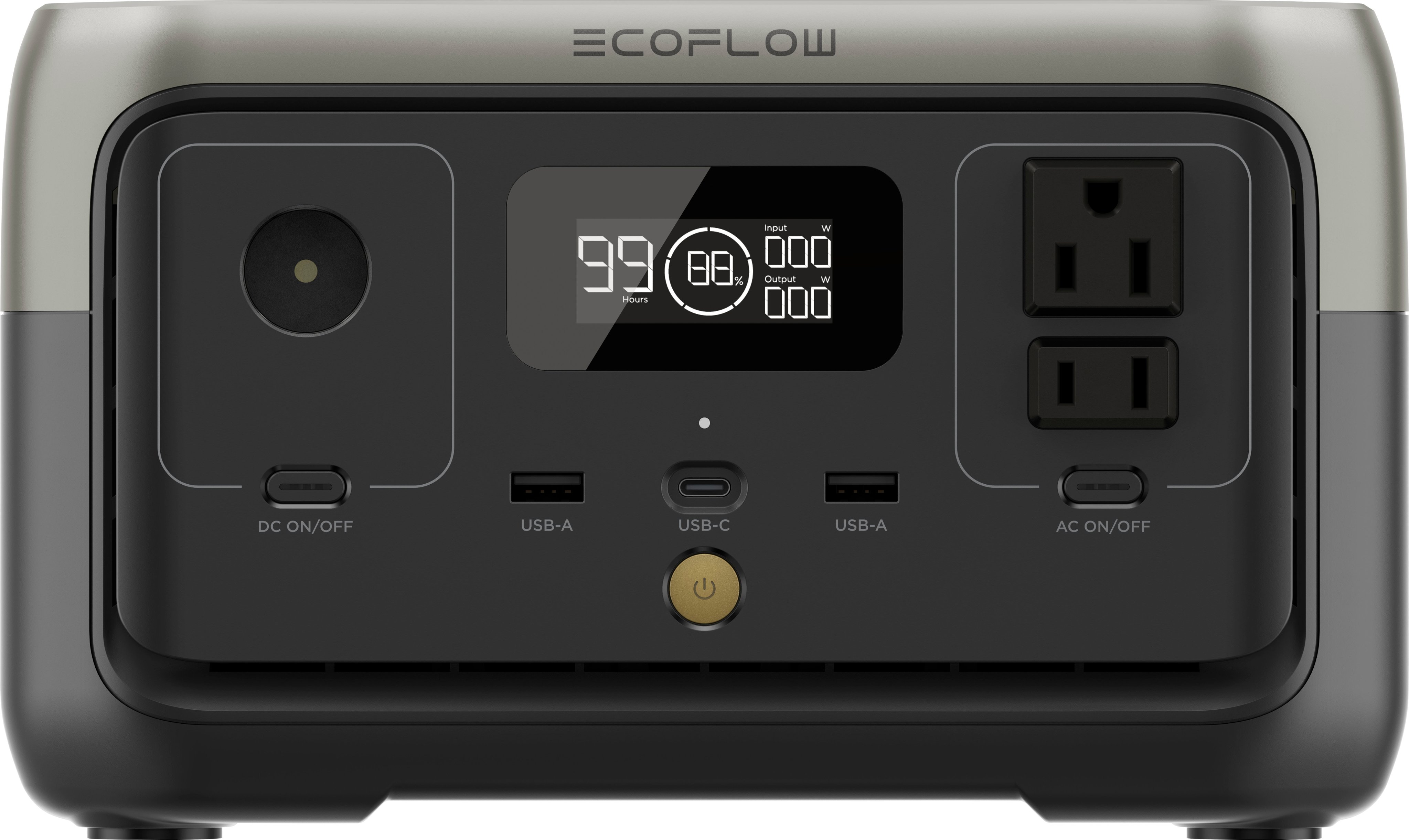 EcoFlow RIVER 2 Portable Power Station Black ZMR600-US - Best 